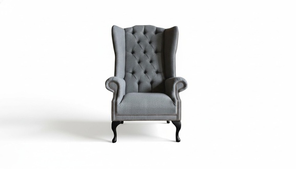 Armchair Lounge Design Television Sofa Wing Chair Upholstery Seat Furniture Chesterfield