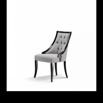 Chair Luxury Furniture Living Room Dining Room Wood Furniture Grey Armchair New