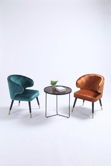 Armchair Metal Design Lounge Seat Relax Luxury Room Wait New Club Upholstery Chair