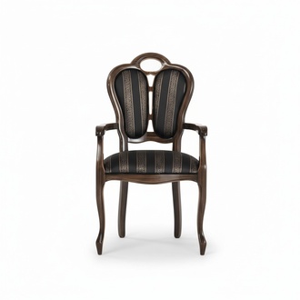 Chair with Armrest Luxury Design Chair Textile Furniture Single-Seater Wood Armchair New