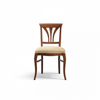 Chair Without Armrest Dining Chair Wood Dining Room Brown Design Classic