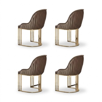 Chairs Dining room chairs set Dining group Dining suite chair 4 pieces gray fabric