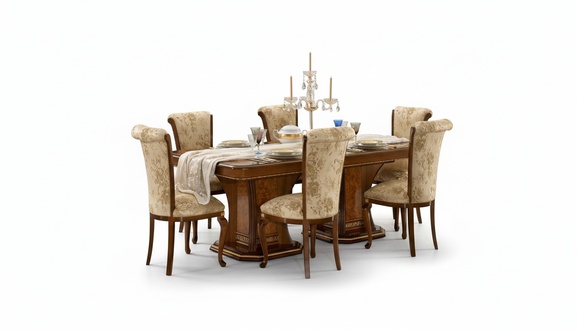 Chairs kitchen 6x chair set textile upholstery seat wood dining room set dining room