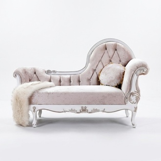 Chaise Longue Chesterfield Récamière Antique Style Noble Chaise Longue Sofa New