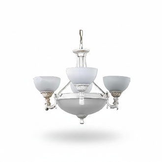 Chandelier ceiling lamp modern ceiling light white glass lamps