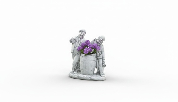 Charlie Chaplin flower pot plant pot decoration figure flower pots garden