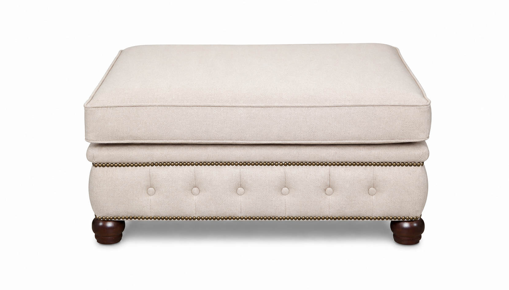 Footstool Club Lounge Stool Chesterfield Fabric Ottoman Design Immediate SOFORT