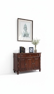 Chest of Drawers Brown Sideboard Solid Wood Cabinet Furniture Design