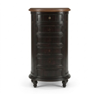 Chest of drawers designer dresser cabinet designer cabinet shelf round