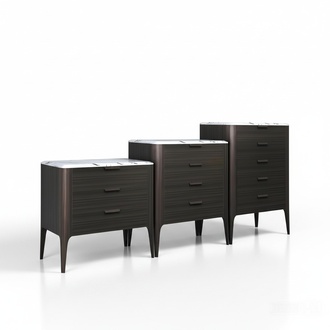 Chest of drawers Designer Chests of drawers Marble Imitation Stone Cabinet 75*45*88 cm Cabinet