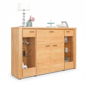 Dresser Chests of drawers Showcases Cabinet Sideboard Real wood