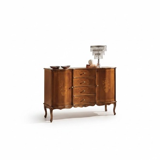 Chest of Drawers Brown Wood Sideboard Classic Furniture Design Chest of Drawers