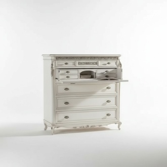 Chest of drawers luxury chests of drawers living room wood classic design white new