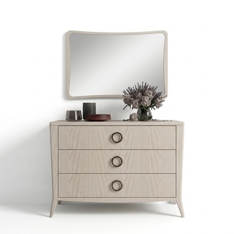 Dresser mirror bedroom wood modern design luxurious new