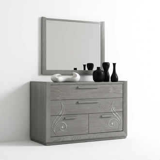 Chest of drawers mirror cabinet Luxury chests of drawers cabinet set 2pcs.