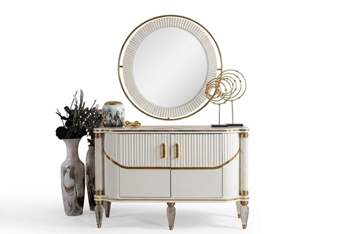 Chest of drawers Mirror Wood Furniture Sideboard Chest of drawers Luxury Furniture Wood New