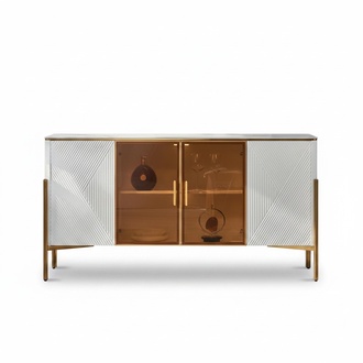Chest of drawers shelves design living room furniture wood new sideboard cabinet