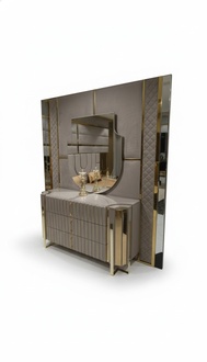Chest of drawers with mirror Modern Chest of drawers with mirror Luxury Modern design Bedroom