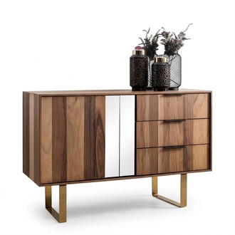 Chest of drawers wood design 2-piece bedroom set chests of drawers mirror