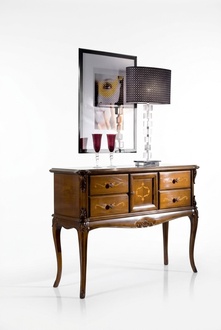 Chest of Drawers Wood Italian Furniture Cabinet Consoles Chests of Drawers Console New