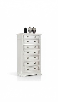 Chest of drawers wood sideboard cabinet living room 7 drawers