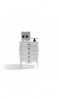 Chest of drawers White Sideboard Furniture Classic Style Wood Luxury