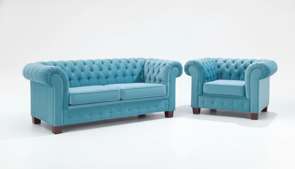 Chesterfield 2+1 Sofa Set Couch Upholstery Seat Set Sofa Couches Sofas New