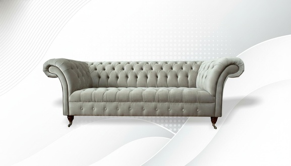 Chesterfield 3 seater cream living room modern design couches sofa new creative