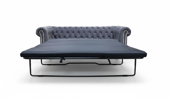 Chesterfield 3 Seater Bed Function Sofa Couch Upholstery Set Couches Sleep