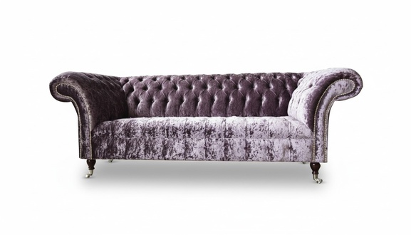 Chesterfield 3 seater purple furniture new living room modern design sofa couches