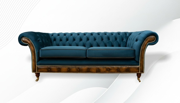 Chesterfield 3 seater turquoise three seater design couches upholstery sofa sofas textile