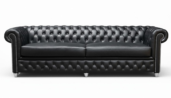 Chesterfield 3-seater XXL upholstered seat couch sofa set Big couches 2016-22