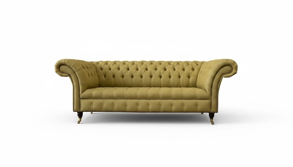 Chesterfield 3 Seater Yellow Living Room Design Couches Upholstery Sofa Sofas Textile