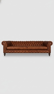 Chesterfield Sofa 4-Seater Premium Faux Leather Soft Padded Comfortable Living Room Couches