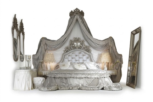 Chesterfield Bed Silver Luxury Bedroom Beds Italian Furniture Design New