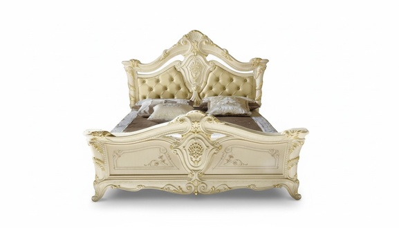 Chesterfield Bedroom Hotel Baroque Furniture Beds Textile Classic Bed Luxury