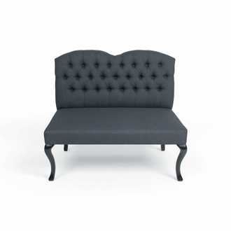 Chesterfield Bench Textile Seat Benches Restaurant Fabric Shop Sofa Leather Couch New