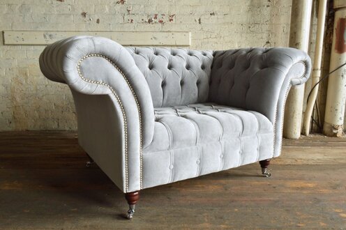 Chesterfield Design Upholstery TV Armchair Couch Seat Lehn Sofas Design New 376