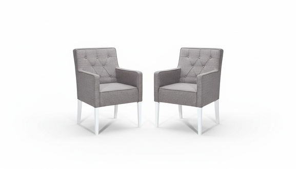 Chesterfield chair set 2x armchair set seat upholstery velvet new chairs group