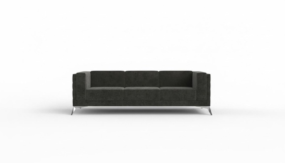 Chesterfield Corner Sofa L Shape Fabric Design Couch Upholstery Seat Sofa Textile Corner New