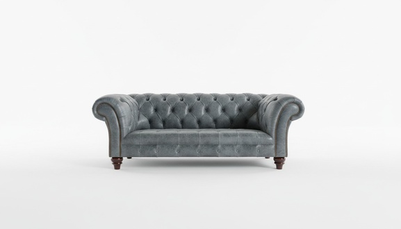 Chesterfield couch sofa upholstery 3 seater couches seat set sofas new grey