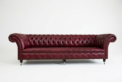 Chesterfield Design Sofa 4 Seater Couch Upholstery Luxury Classic Textile Sofas