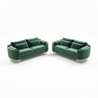 Designer Couch Upholstery Sofa Set Couches New Textile 3+2+2 Seat