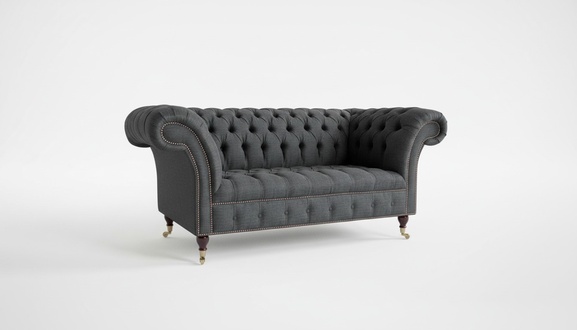 Chesterfield textile sofa 2 seater luxury sofa upholstery sofas design fabric sofas