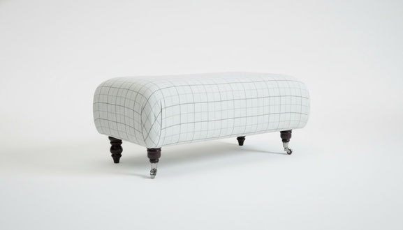 Chesterfield footstool ottoman stool classic side relax armchair bench new