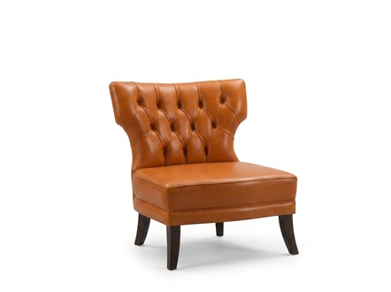 Chesterfield leather armchair luxury furniture sofa couch office chairs new upholstery