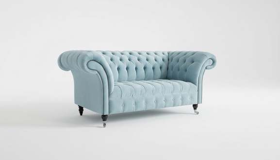 Chesterfield leather couch sofa 2 seater upholstery sofas design luxury sofas textile