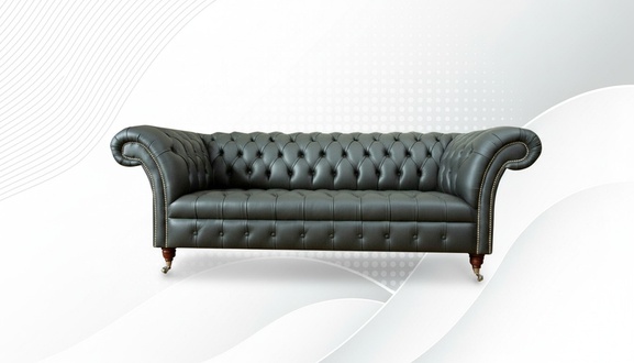 Chesterfield leather gray couches modern design couches sofa xxl big sofas furniture