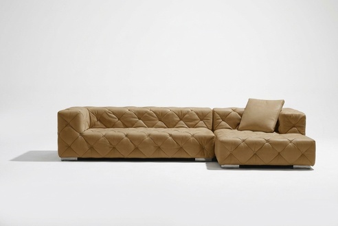 Chesterfield leather modern couch living area leather sofa corner sofa sofa L\'Form