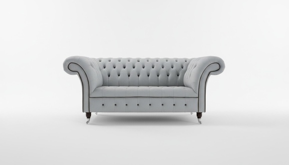 Chesterfield leather sofa couch upholstery designer 2 seater sofas couches new textile